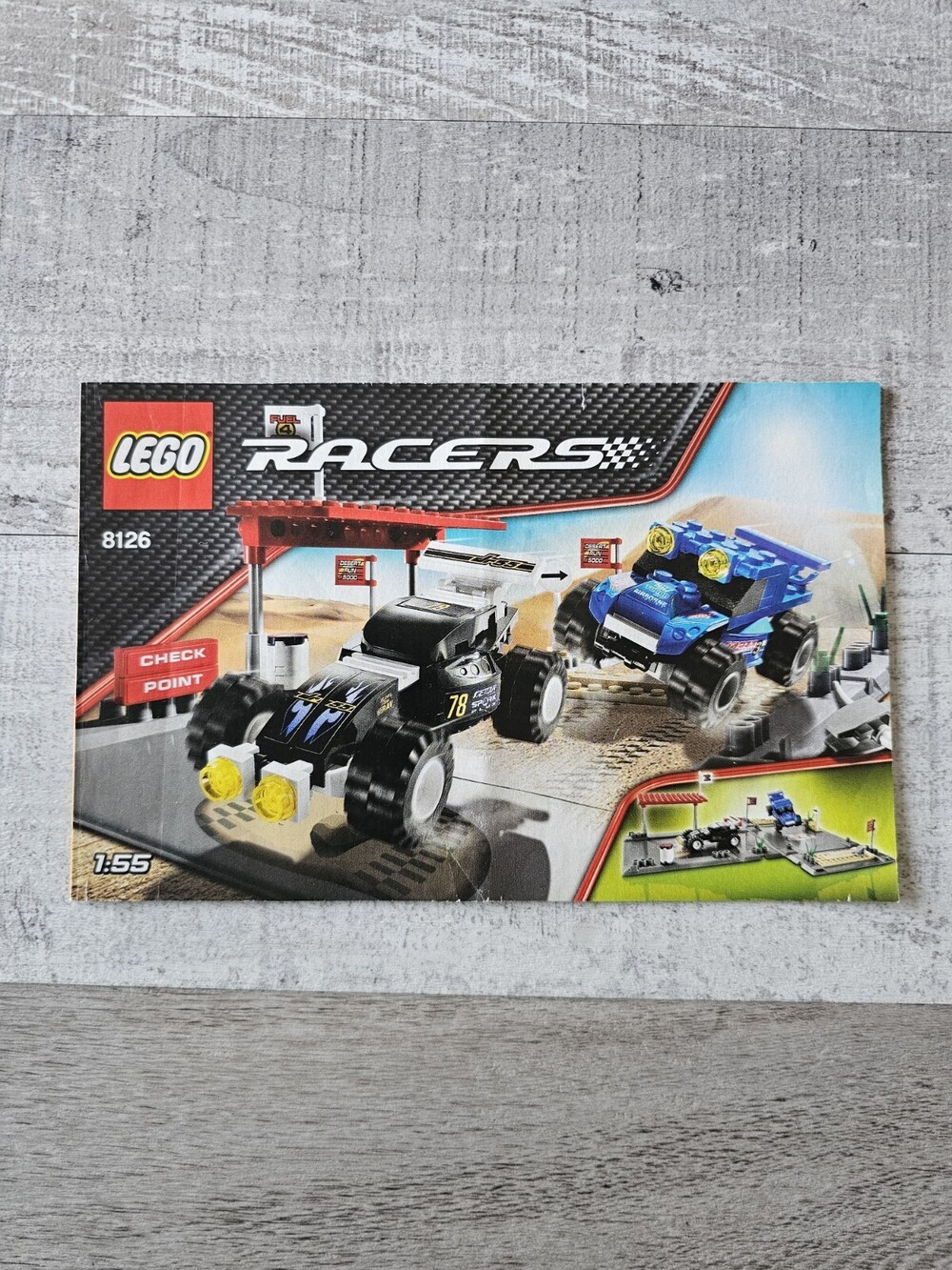 Lego Racers 8126 Desert Challenge Instructions Only